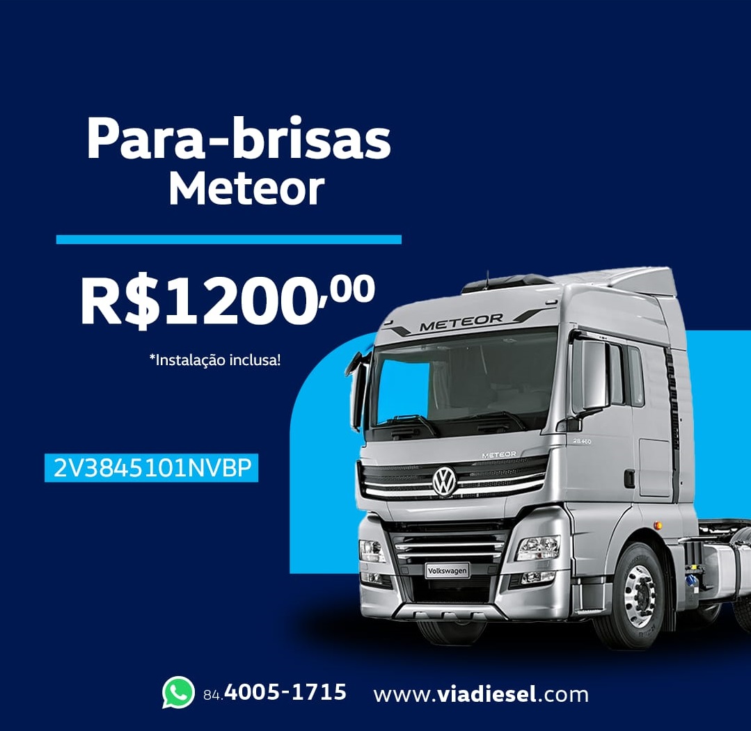 PARA-BRISA METEOR R$ 1.100,00 INSTALAÇÃO GRÁTIS