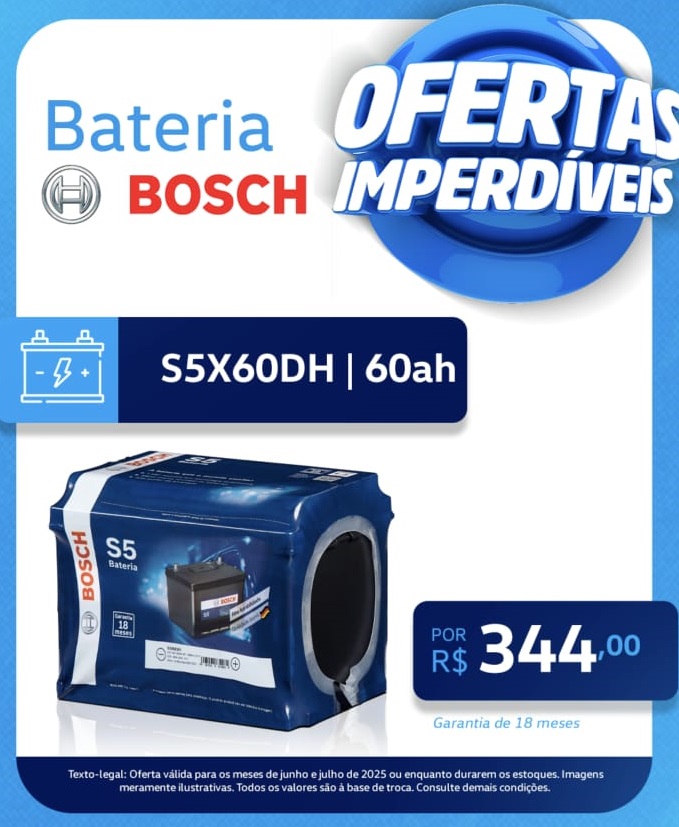 BATERIA BOSCH S5X60DH 60ah